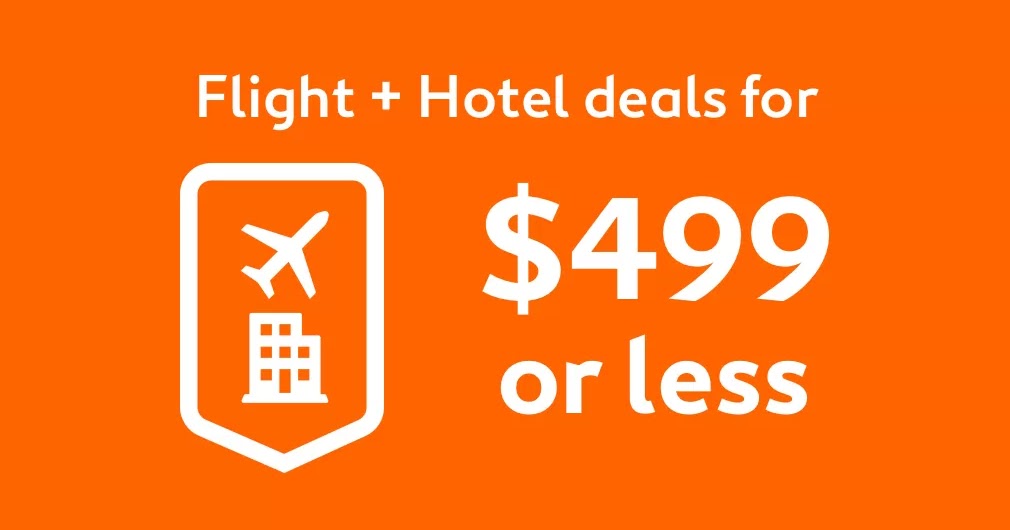 Flight + Hotel Deals for 499 or less Travel Deals 2022 Package