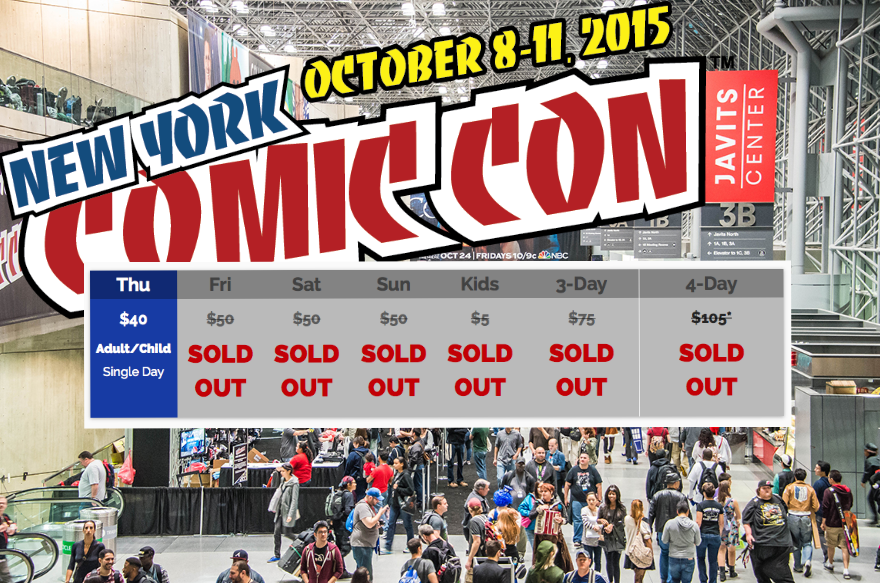 New York Comic Con Ticket Demands Quadrupled Fanboys Anonymous